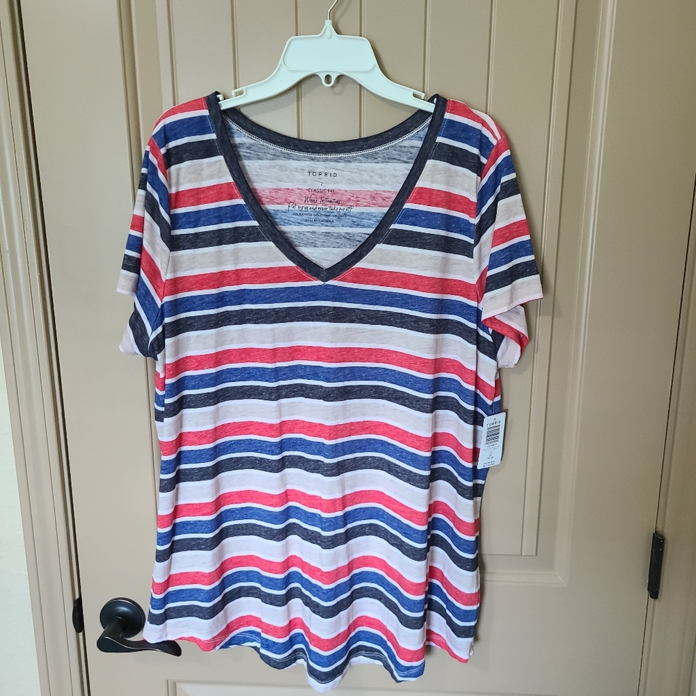 Torrid striped tshirt